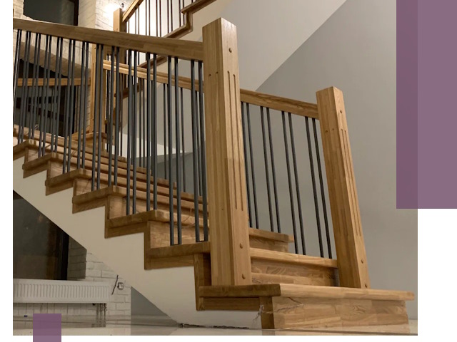 Реставрация деревянных и металлических лестниц в Шахтах