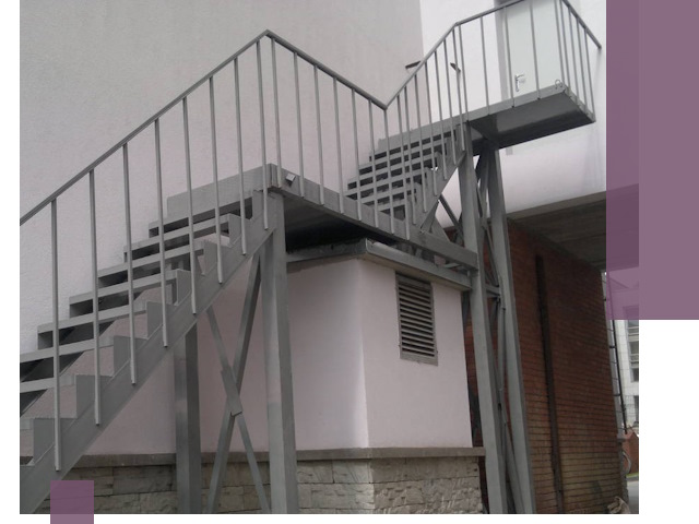 Монтаж пожарных лестниц под ключ в Шахтах с гарантией качества