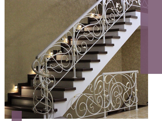 Кованые лестницы под ключ в Шахтах — изготовление и монтаж