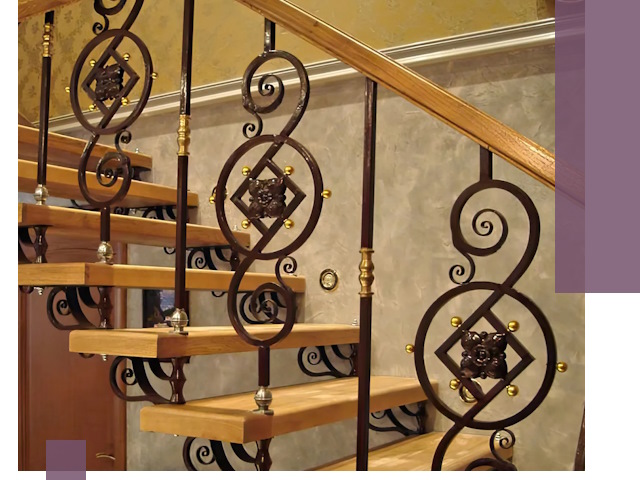 Изготовление кованых лестниц под ключ в Шахтах