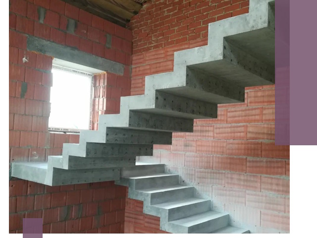 Бетонные лестницы под ключ в Шахтах: монтаж, демонтаж, ремонт