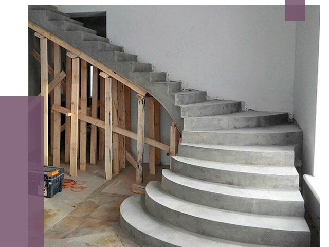 Изготовление бетонных лестниц под ключ в Шахтах от 21163 руб. | ПРОЛЁТ-Шхт