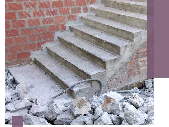 Демонтаж бетонных лестниц в Шахтах: быстро и безопасно