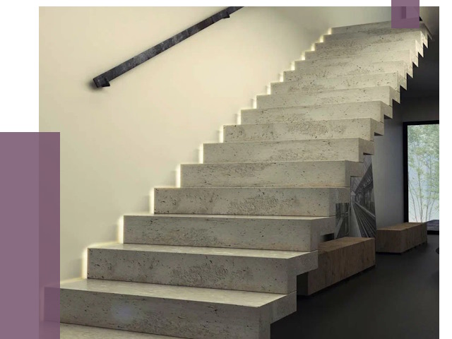 Облицовка бетонных лестниц в Шахтах от 4884 руб/м2 