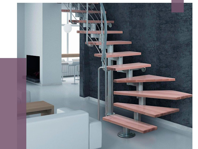 Модульные лестницы в Шахтах от 17907 руб. — купить в ПРОЛЁТ-Шхт