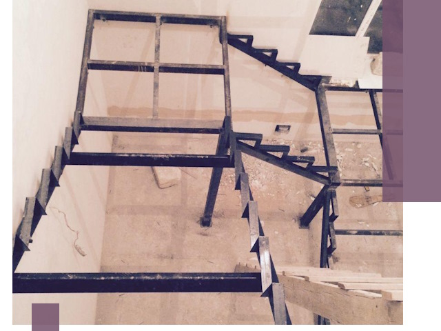 Монтаж лестниц на металлокаркасе в Шахтах быстро и качественно