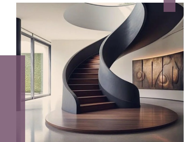 Элитные лестницы под заказ в Шахтах от 200781 руб. — ПРОЛЁТ-Шхт