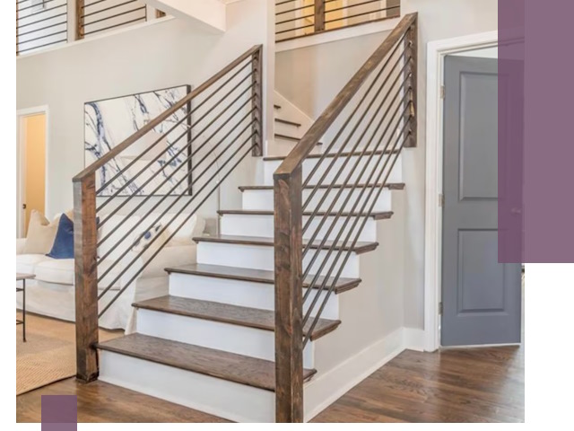 Лестницы для коттеджа под ключ в Шахтах — изготовление и монтаж