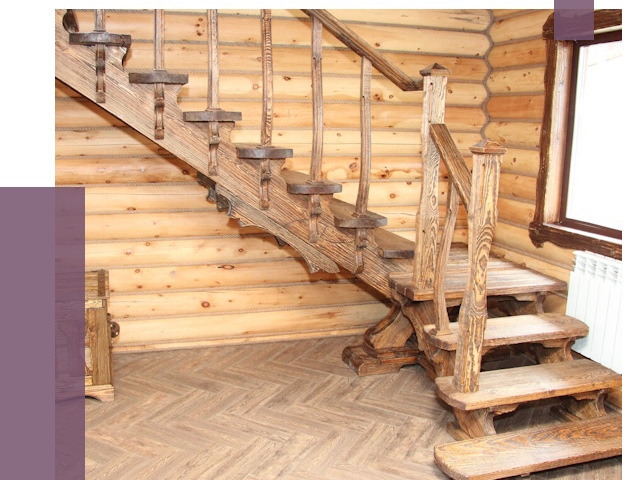 Лестницы в баню в Шахтах от 20295 руб. — изготовление | ПРОЛЁТ-Шхт