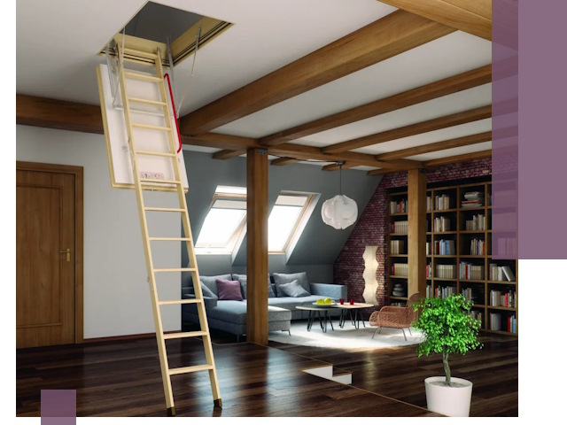 Чердачные лестницы под ключ в Шахтах: изготовление и монтаж