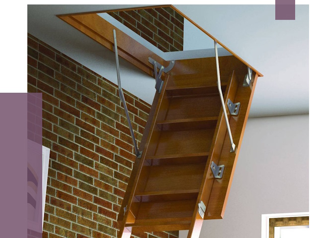 Установка чердачной лестницы в Шахтах от 8303 руб. | ПРОЛЁТ-Шхт