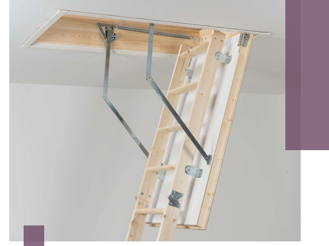 Установка чердачной лестницы под ключ в Шахтах