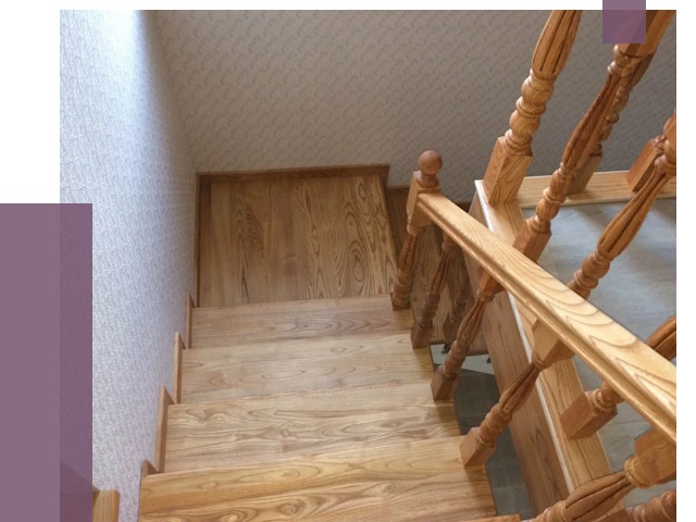 Сосновые лестницы в Шахтах под ключ от 8574 руб.  | ПРОЛЁТ-Шхт