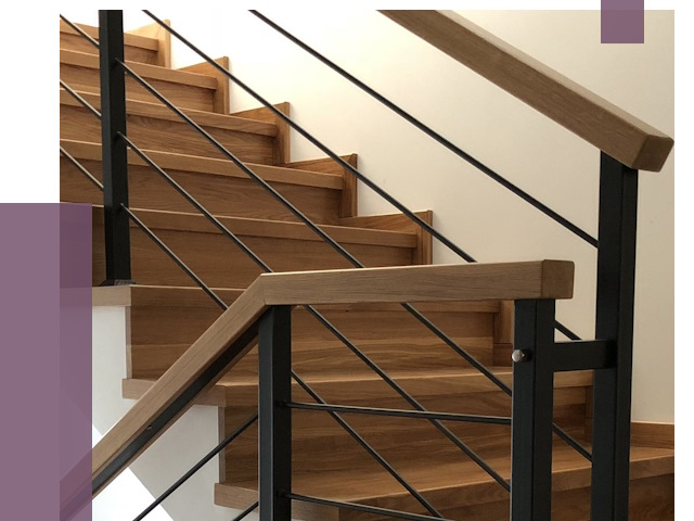 Обшивка металлической лестницы деревом в Шахтах от 4613 руб. 