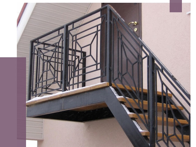 Металлические перила в Шахтах от 4558 руб.  | ПРОЛЁТ-Шхт