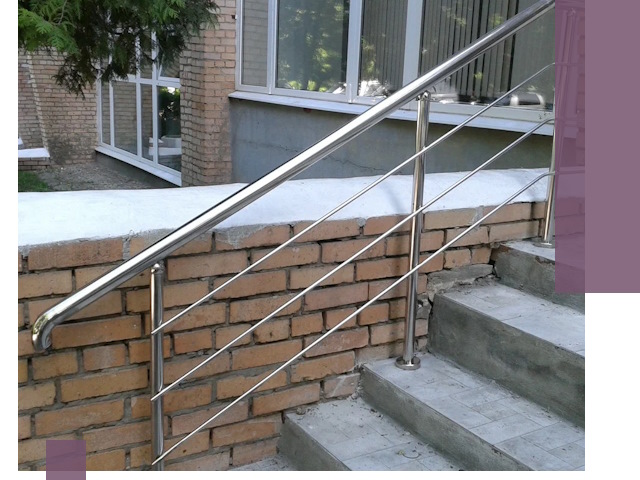 Перила из нержавеющей стали высокого качества в Шахтах