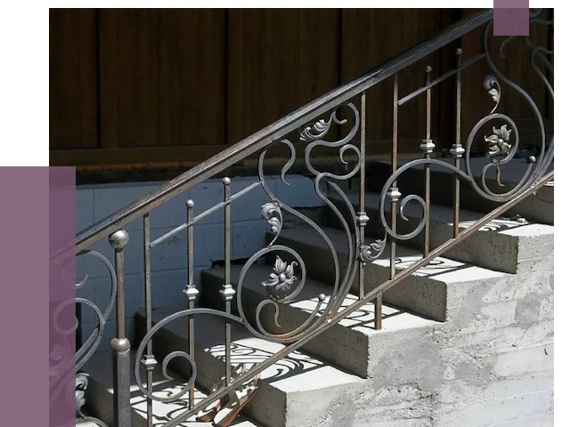 Кованые перила в Шахтах от 9225 руб. под ключ — качество от ПРОЛЁТ-Шхт