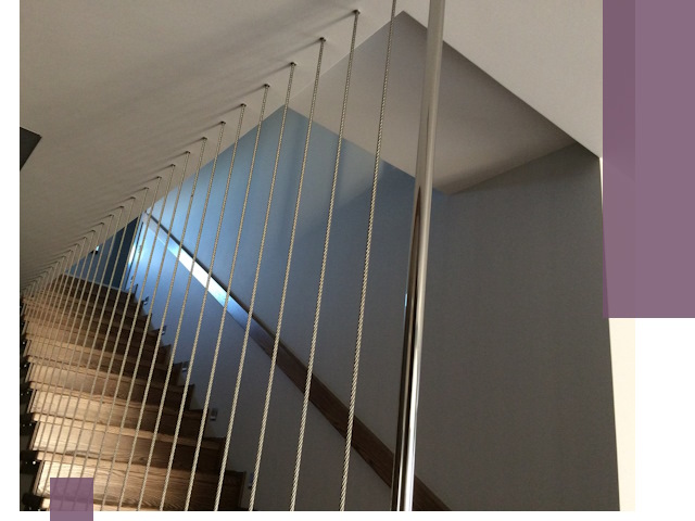 Тросовые перила под ключ в Шахтах — производство и монтаж