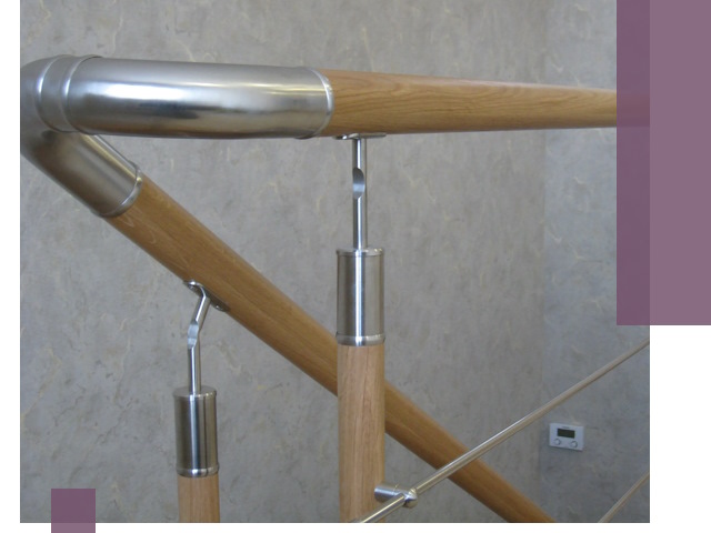 Комбинированные перила на заказ в Шахтах — монтаж и производство