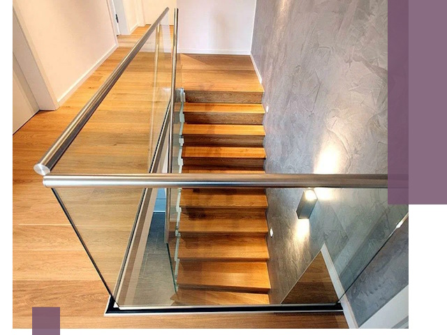 Перила для лестницы в доме — изготовление и монтаж в Шахтах