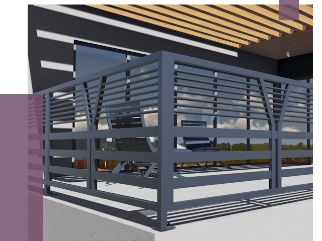 Изготовление балконных ограждений в Шахтах от 11396 руб. | ПРОЛЁТ-Шхт