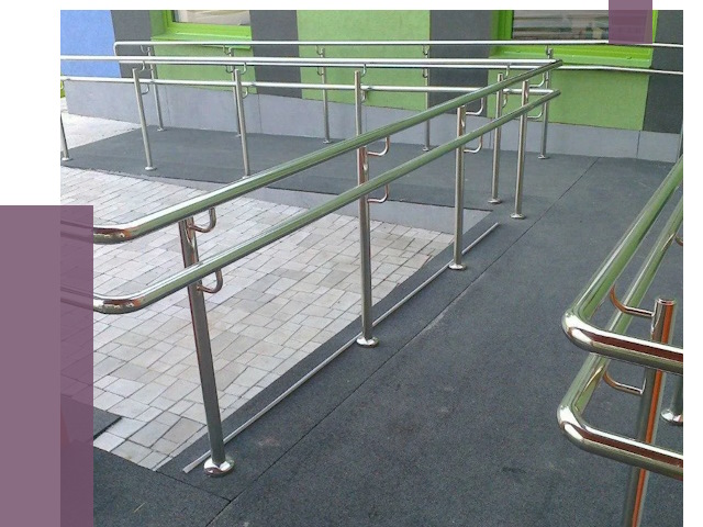 Ограждения пандусов в Шахтах от 4613 руб. монтаж | ПРОЛЁТ-Шхт