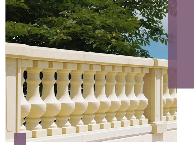 Установка балюстрады в Шахтах: изготовление и монтаж под ключ