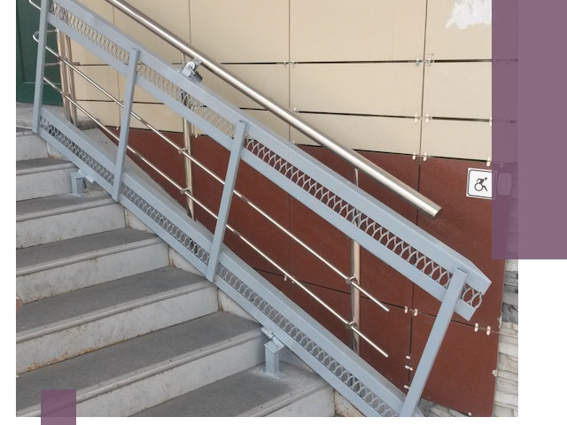 Изготовление откидных пандусов под ключ в Шахтах