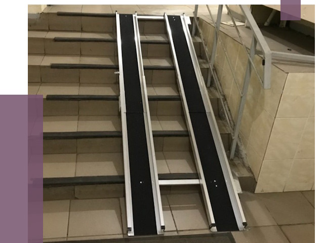 Установка пандуса в подъезд в Шахтах от 8465 руб. под ключ | ПРОЛЁТ-Шхт