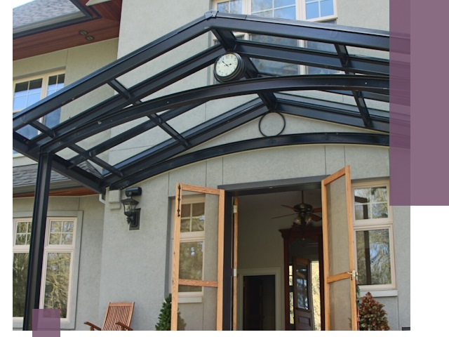 Изготовление и монтаж навесов и козырьков в Шахтах