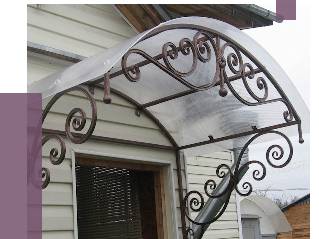 Изготовление козырьков в Шахтах от 7814 руб. — заказать | ПРОЛЁТ-Шхт