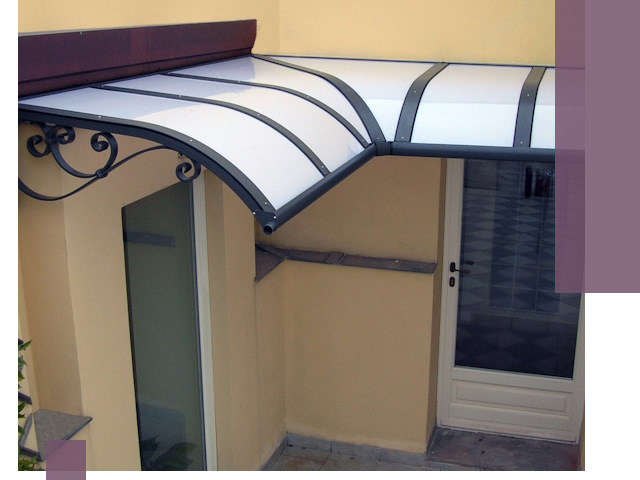 Монтаж козырьков любой сложности в Шахтах под ключ