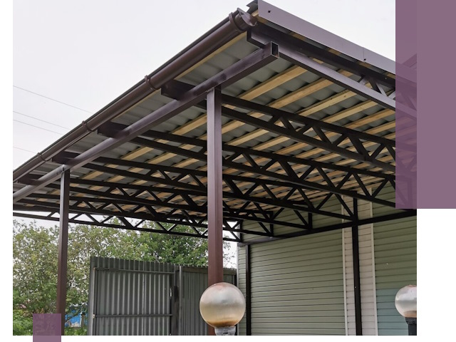 Навесы под ключ в Шахтах: изготовление, монтаж и гарантия