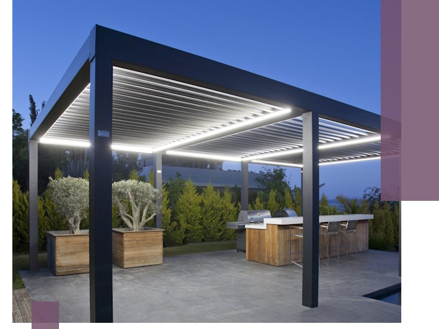 Навесы отдельно стоящие под ключ в Шахтах из металла и поликарбоната