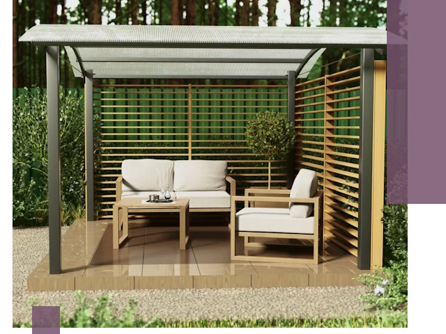 Навесы для дачи в Шахтах: изготовление, монтаж и демонтаж