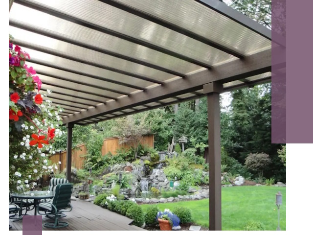 Навесы из поликарбоната под ключ в Шахтах быстро и надёжно