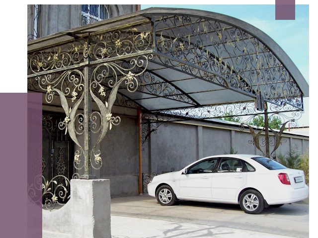 Кованые навесы в Шахтах от 15466 руб. | ПРОЛЁТ-Шхт