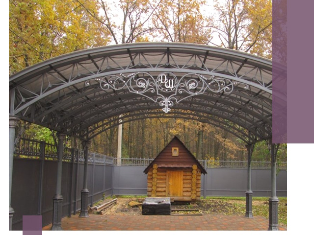 Кованые навесы премиум-класса под заказ в Шахтах