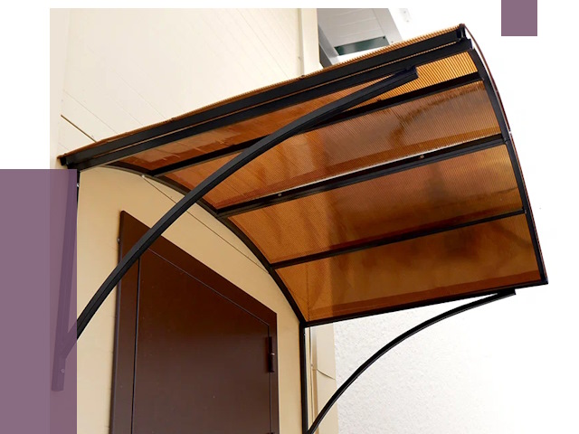 Недорогие козырьки в Шахтах от 8053 руб.  | ПРОЛЁТ-Шхт