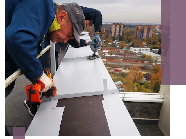 Монтаж парапетов в Шахтах — установка прочных металлических ограждений