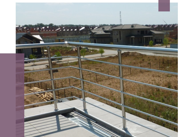 Парапеты из нержавеющей стали в Шахтах от 8465 руб. за м² | ПРОЛЁТ-Шхт