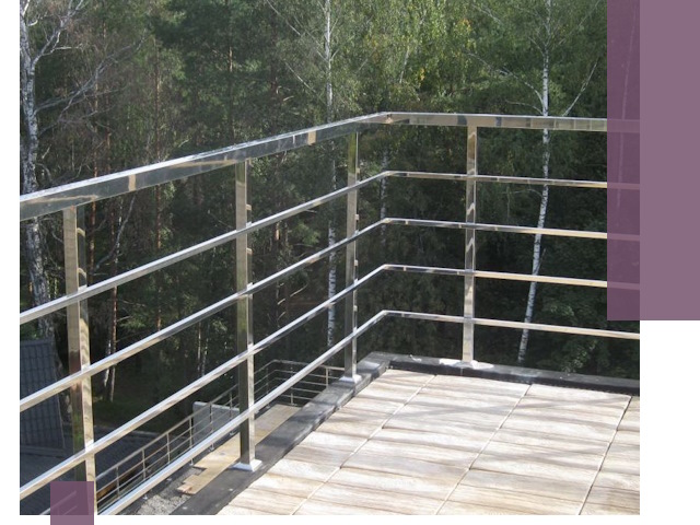 Парапеты из нержавеющей стали в Шахтах — изготовление и монтаж