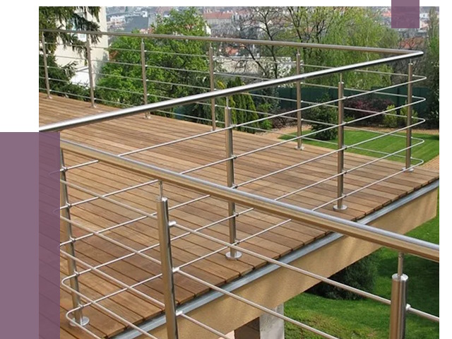 Алюминиевые парапеты в Шахтах под ключ от 8248 руб. 