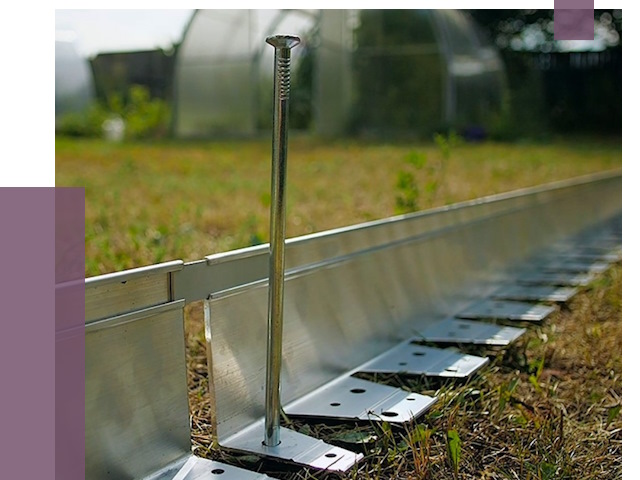 Металлические бордюры для газона в Шахтах от 4558 руб. | ПРОЛЁТ-Шхт