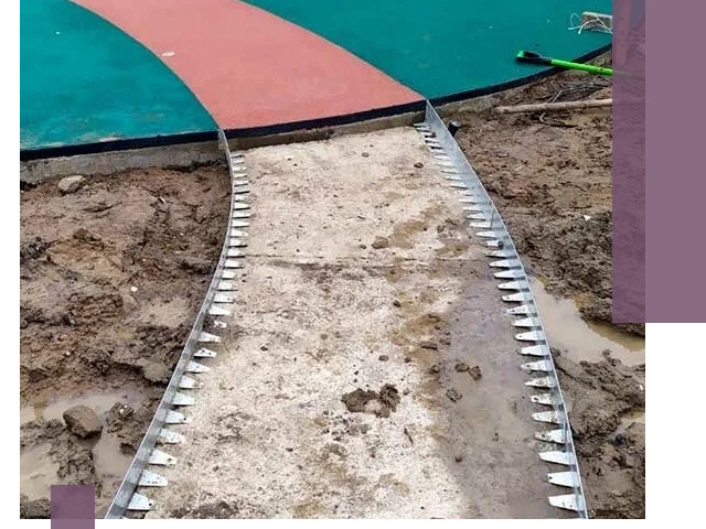 Металлические бордюры для дорожек в Шахтах — монтаж и изготовление