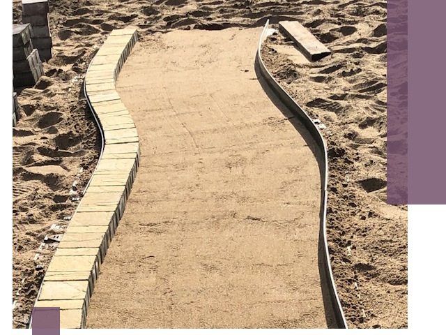 Металлические бордюры для тротуаров в Шахтах — прочные и долговечные