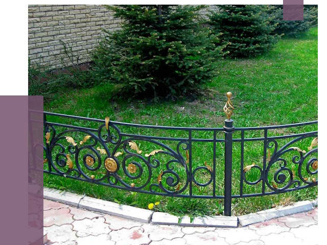 Кованые газонные ограждения в Шахтах от 8085 руб. — ПРОЛЁТ-Шхт