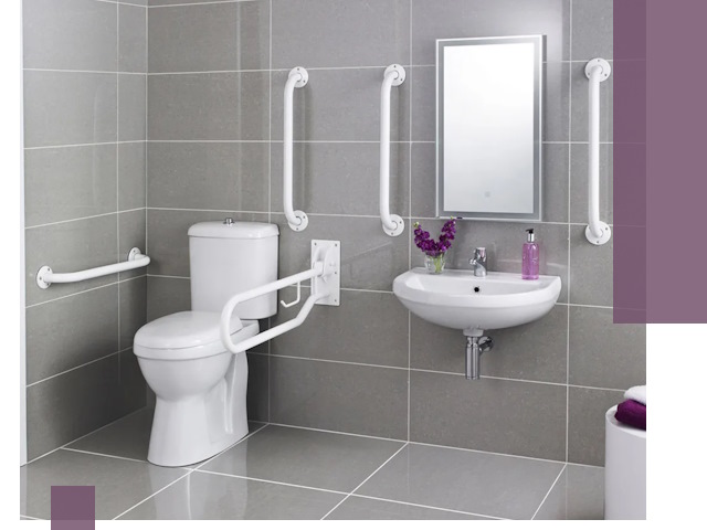 Поручни для санузлов в Шахтах: установка, ремонт и монтаж